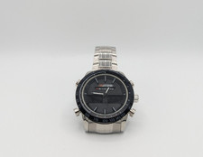 NCXTREME Design-Chronograph Herren Armbanduhr, Edelstahl Armband, Silber, Neu