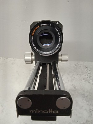 Minolta Auto Bellows W/Rokkor 100mm F-4 Macro Lens Tested | eBay