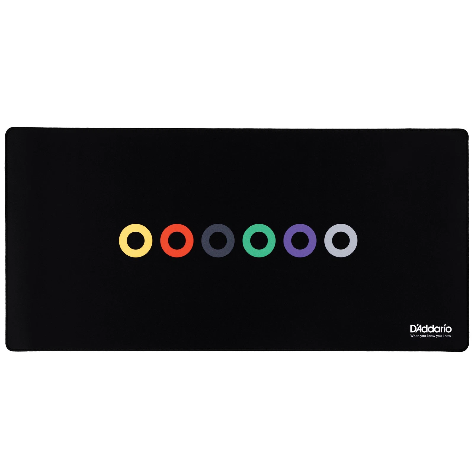 D'Addario WYKYK Ball End String Change Mat, Black