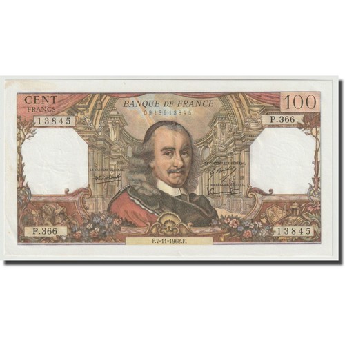 [#644692] Frankrijk, 100 Francs, Corneille, 1968, 1968-11-07, SPL+, Fayette:65.2 - Afbeelding 1 van 2