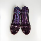adidas Predator Football Cleats Black/Purple Lace-Up Molded Studs US 9.5 D — photo 2