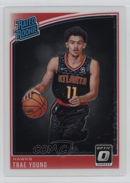 2018-19 Panini Donruss Optic Rated Rookie Trae Young #198 6b7