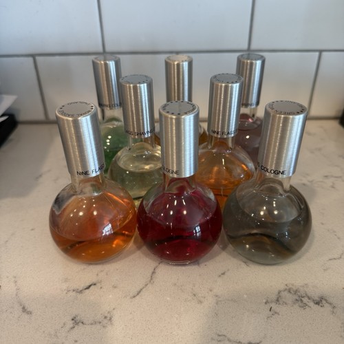 Vintage Nine Flags International Shaving Cologne 2 Oz Bottles 8 of 9 No France