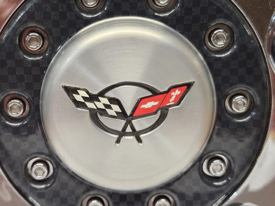 1997 1998 1999 Genuine Corvette C5 Center Wheel Cap 99-505859 OEM 1 - Image 2 of 4