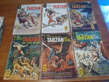 15 ASSORTED TARZAN OF THE APES RICE BURROUGHS GOLD KEY COMICS 4 ONE LOW PRICE