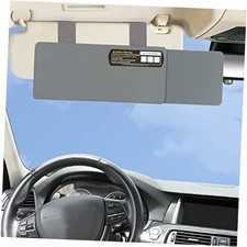 Car Sun Visor Extender, Windshield and Side Window Sunshade, Protects Gray