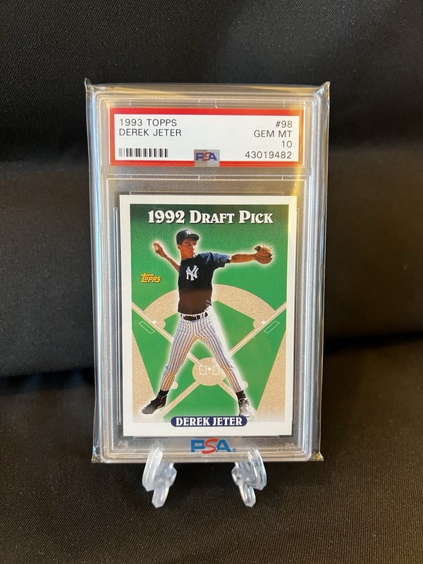 1993 Topps - Derek Jeter #98 (RC) Rookie Card - New York Yankees - PSA 10 GEM