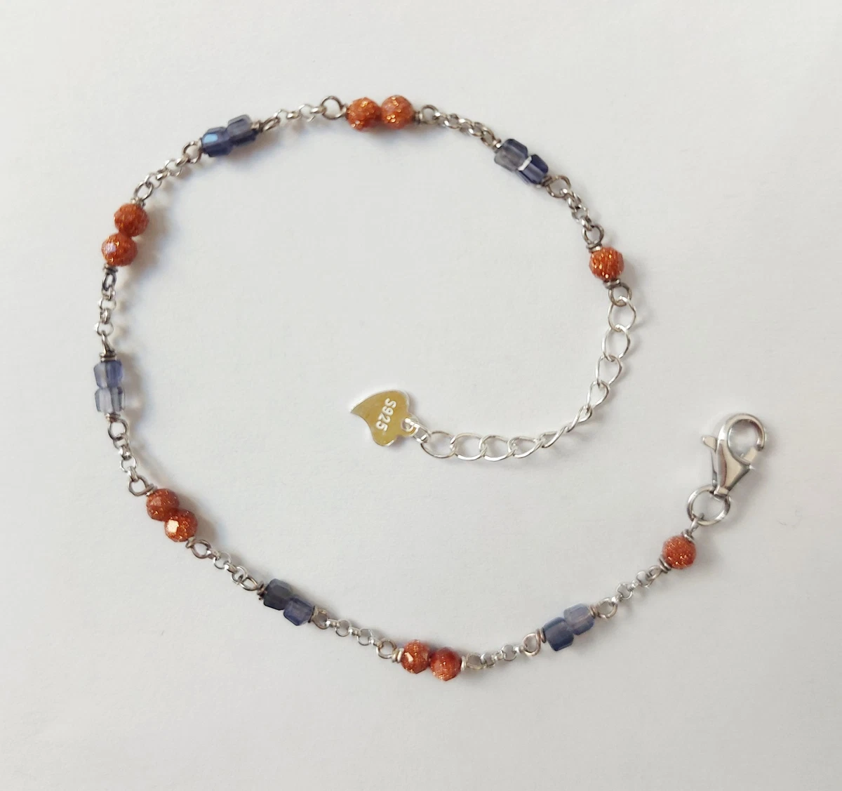 Bracciale Con Pietra Di Luna In Argento Sterling 925 - Simbolo Infinito, Gioiello Ipoallergenico Per Donne, Regalo Per Compleanno, Natale, San Valentino, Con Scatola