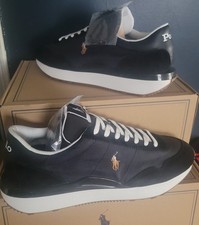 NEW POLO RALPH LAUREN TRAIN 89 SUEDE AND NYLON PP-SK-LTL SNEAKER MEN'S US 7.5