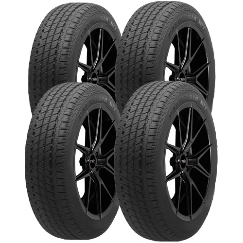 (QTY 4) P265/60R18 Milestar Patagonia H/T 109T SL Black Wall Tires
