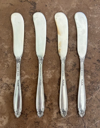 (4) Prelude by International Sterling Silver Butter Spreader