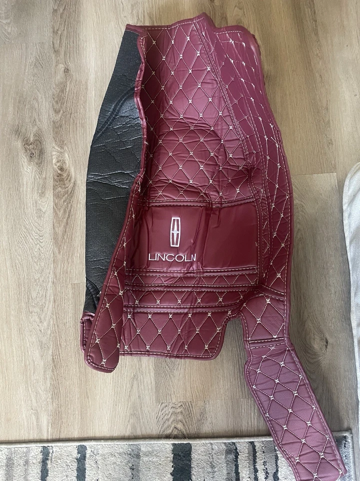 Tapetes de assoalho de carro de couro para Lincoln MKZ 2007-2020 tapetes personalizados forros de carga novos - Imagem 3 de 4