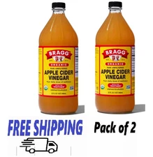 Bragg Organic Apple Cider Vinegar with the Mother, Raw and Unfiltered, 32 fl oz