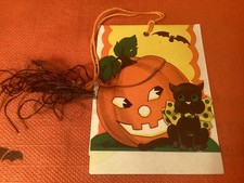 VINTAGE HALLOWEEN TALLY PLACECARD COMBO HT 94...