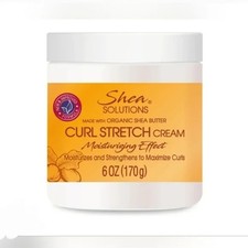 Shea Solutions Curl Stretch Cream Strengthens and Moisturizes 6oz