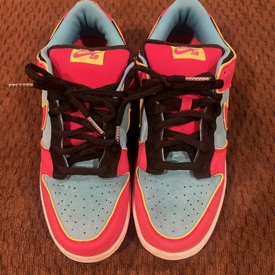 Size 10 Nike Dunk SB Low MS PAC-MAN 313170-461 Jedi Tiffany og rare lobster 