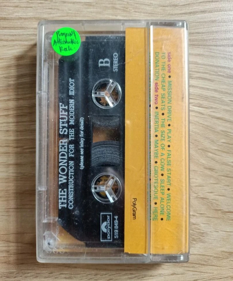 The Wonder Stuff : Never Loved Elvis ( Cassette Tape ) - Image 2 of 4