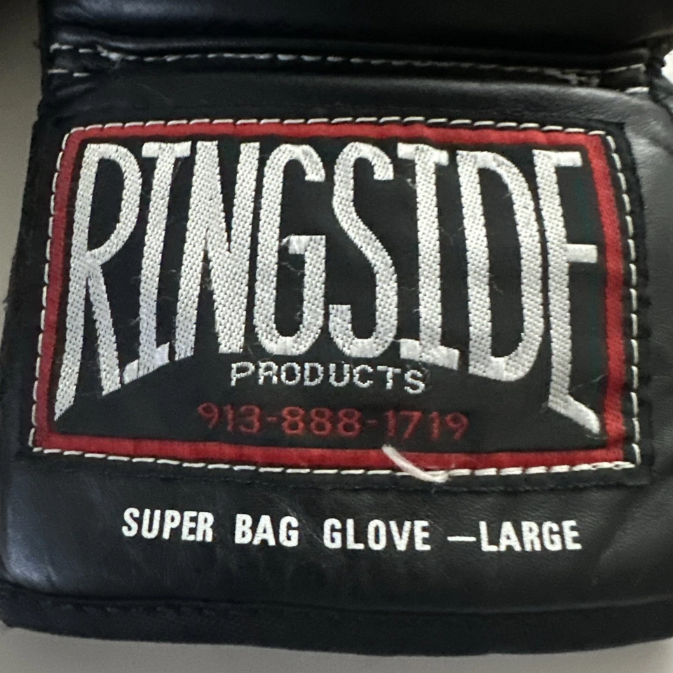 Ringside Super Bag Boxing Gloves 12 oz Black Size Large Training Sparring - Image 2 of 4