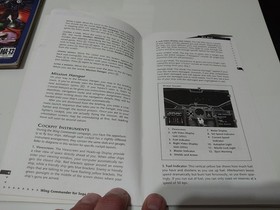 Wing Commander Sega CD  Genesis Instruction Manual Only No Game Or Case