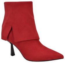 Nine West Women's Bazie Bootie, Red 610, 8