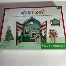 Creatology 3D Scene Craft Kit Santa's Workshop Christmas DIY Craft New