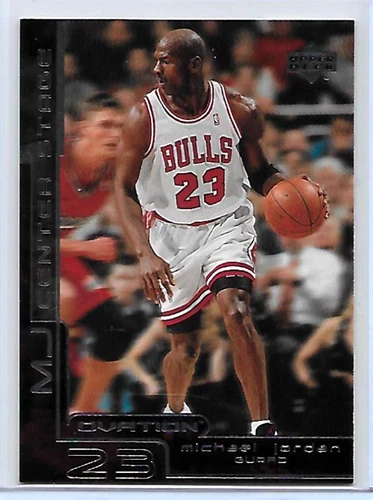 1999 UPPER DECK OVATION MICHAEL JORDAN CENTER STAGE HOLO FOIL SSP CARD #CS4
