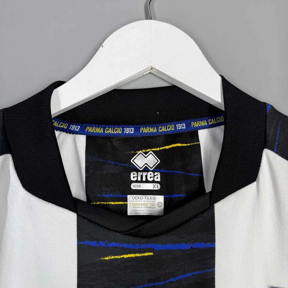 PARMA CALCIO ITALY 2021 2022 HOME FOOTBALL SHIRT JERSEY MAGLIA ERREA SIZE XL - Image 3 of 4