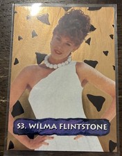 THE FLINTSONES GOLD FOIL WILMA FLINTSTONE CARD 1993 DYNAMIC UNIVERSAL