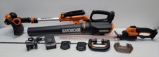 Worx 20V Lithium Power String Trimmer, Hedge Trimmer & Blower Combo Kit