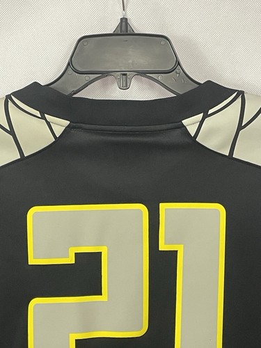Nike Oregon Ducks Football Jersey #21 DeJuan Riggs Men’s Size XXL 2XL Black - Picture 17 of 22