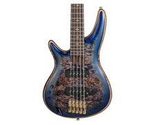 Ibanez SR2605LCBB SR Premium 5-String Bass w/Bag - Cerulean Blue Burst