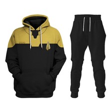 Personalized Starfleet Operations Uniform Hoodie Sweatshirt Sweatpants Apparel