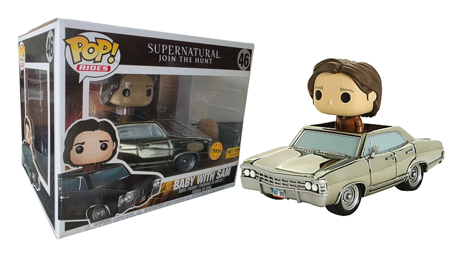 Funko Pop! Rides Supernatural Baby with Sam Exclusive CHASE Vinyl Figure #46 - Image 2 of 3