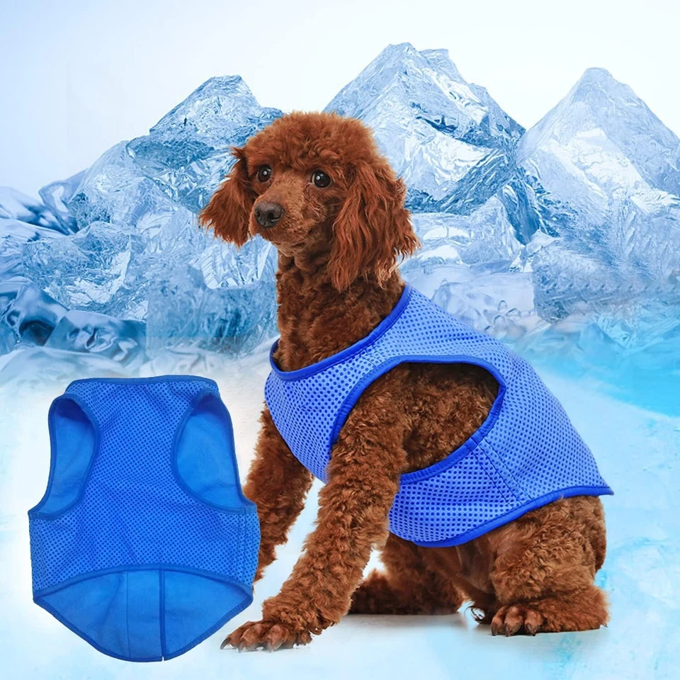 Pet Dog Cooling Vest Summer Outdoor Breathable Anti Heat Cool Jacket Coat XS/S/M - Image 3 of 4