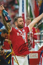 Signed Steve COOK Nottingham Forest 12" x 8" photo PROOF/COA