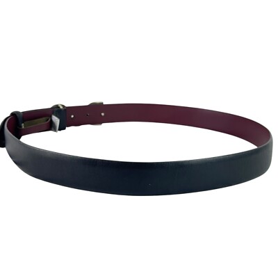 DOLCE & GABBANA Black Leather Vintage D&G Logo Buckle Men's Belt