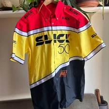 SLICK 50 – Men Sz XL ~ Vintage Starting Line Crew Shirt ~ CML ~ Made By Chi-Chie