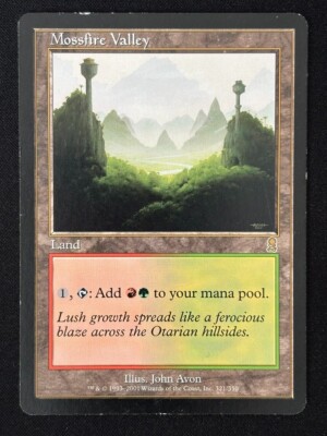 1x MTG Mossfire Valley - Odyssey (ODY) #321 - Magic the Gathering