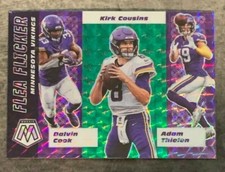 2020 PANINI MOSAIC KIRK COUSINS Green PRIZM Flea Flicker