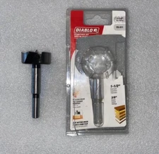 Diablo 1-1/2 Inch High Speed Steel Forstner Bit FB-011 New Open Packaging