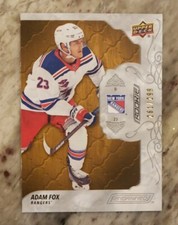 2019-20 Upper Deck Engrained Adam Fox Rookie 261/299 