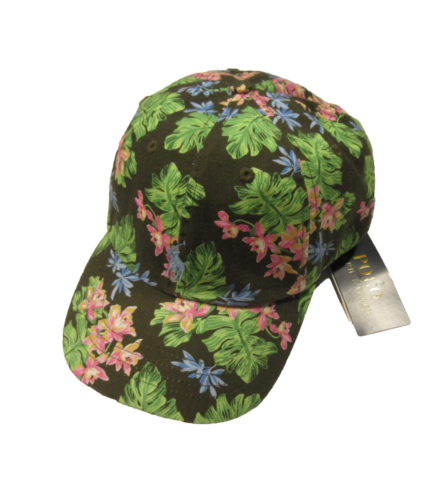 Polo Ralph Lauren Men's Multi Floral Print Cotton Chino Baseball Hat