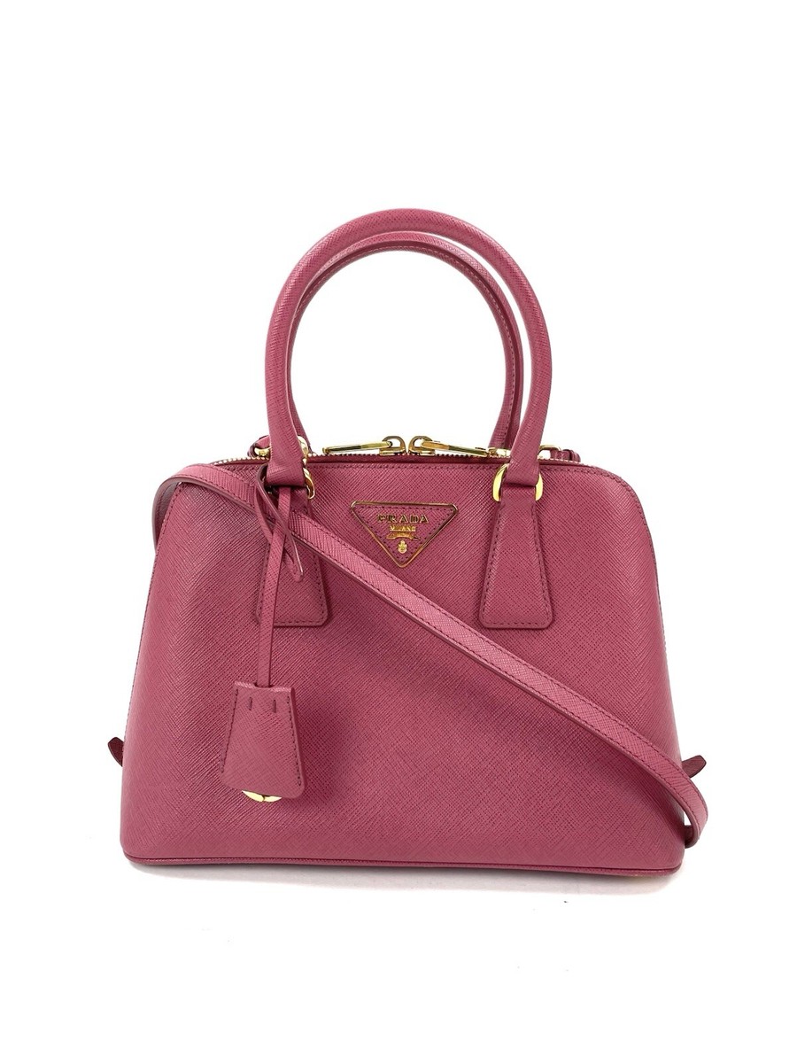 Prada Mini Saffiano Lux Promenade Handtasche rosa, pink