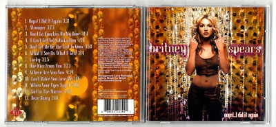 CD   BRITNEY SPEARS - OOPS...I DIT IT AGAIN   ALBUM 12 TITEL JAHR 1999  