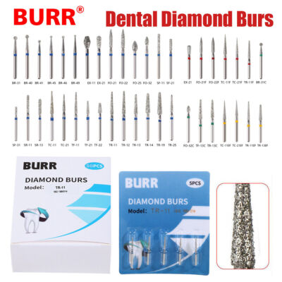 5pc frese diamantate dentali turbina per manipolo ad alta velocità FO-32C coarse 5pc frese diamantate dentali turbina per manipolo ad alta velocità FO-32C coarse