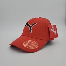 PUMA Men's Dillon Stretch Fit Adult Baseball Cap Hat Red Size L/XL