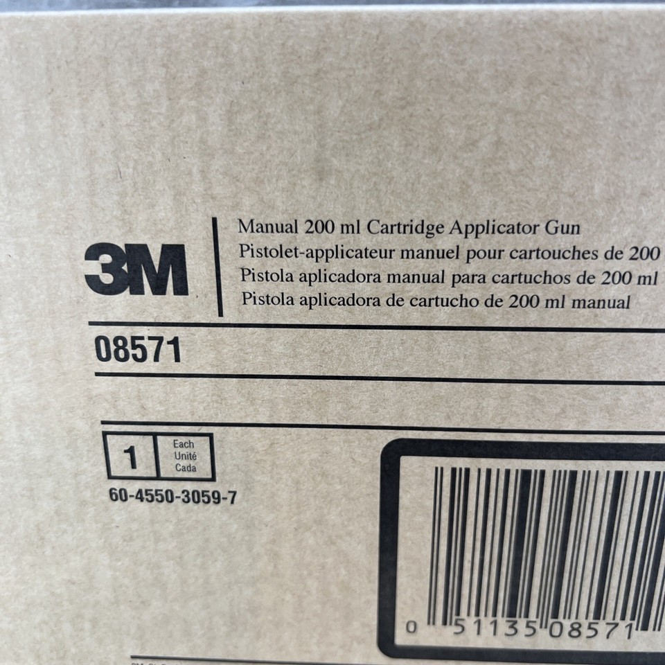 3M Manual Cartridge Applicator Gun 08571 for Dispensing 200ml Auto Body