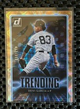2021 Panini Donruss Baseball Devi Garcia Trending Silver Holo #/999 No. TR12