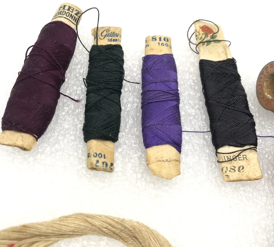 Lot Kloster Darning Floss Thread Vintage Antique Embroidery Cotton Multicolor - Image 4 of 4