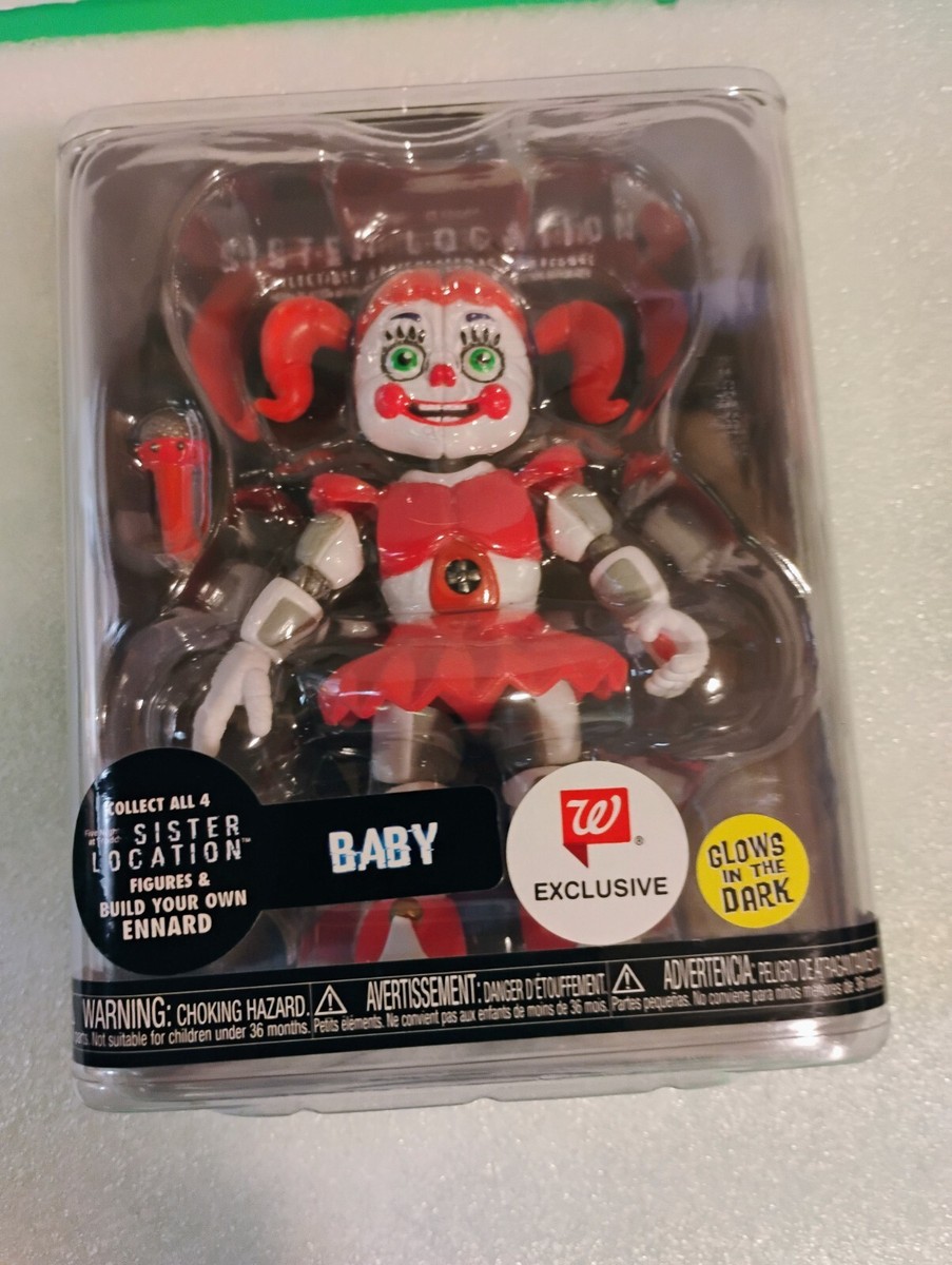 【新品/未使用/未開封】 BABYL FUNKO フィギュア3体セット Funko Five Nights At Freddy's CIRCUS BABY Figure w/Mic Glows in